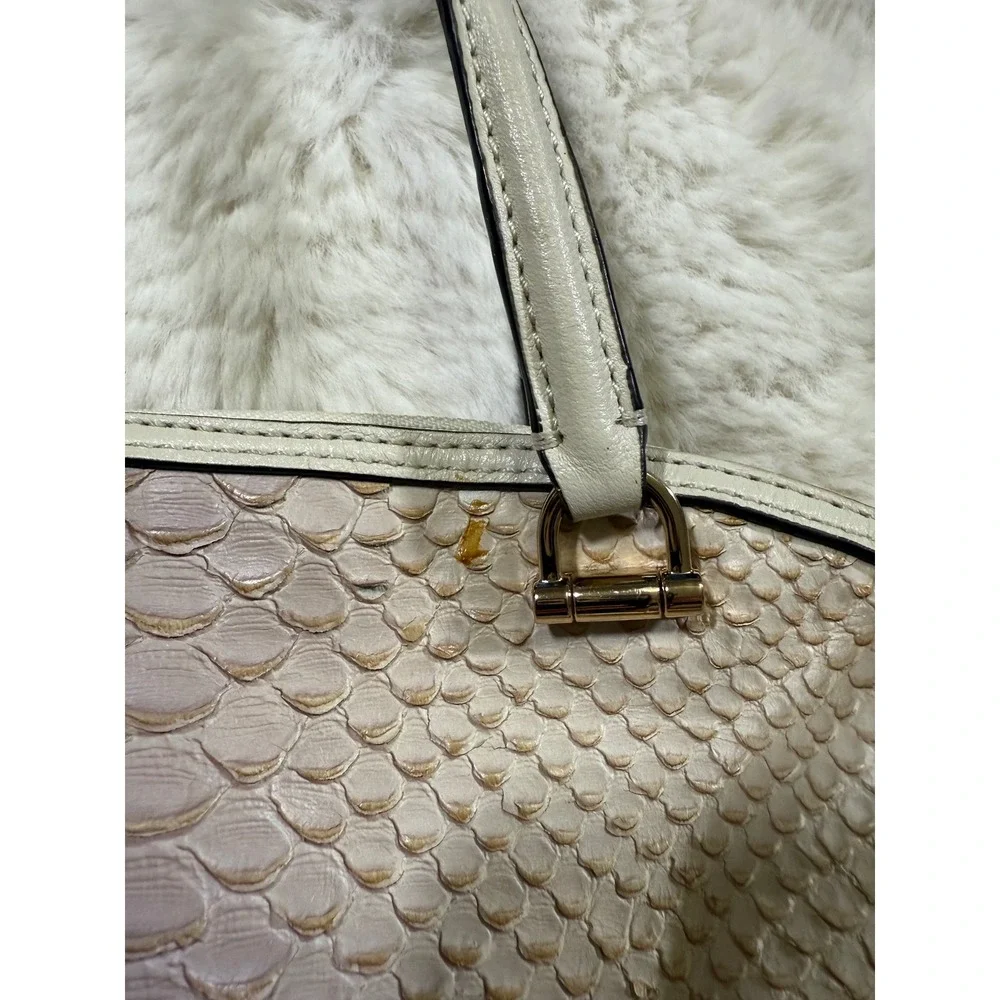 Coach Madison Pinnacle Python Ombre Snakeskin Leather Bag Purse Vintage Chic